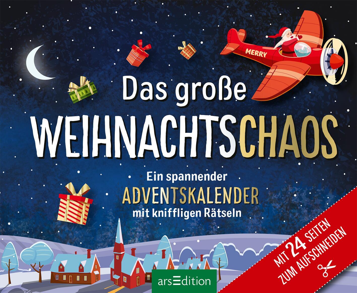Beispielinhalt (Bild) Das große Weihnachtschaos. Adventskalender
