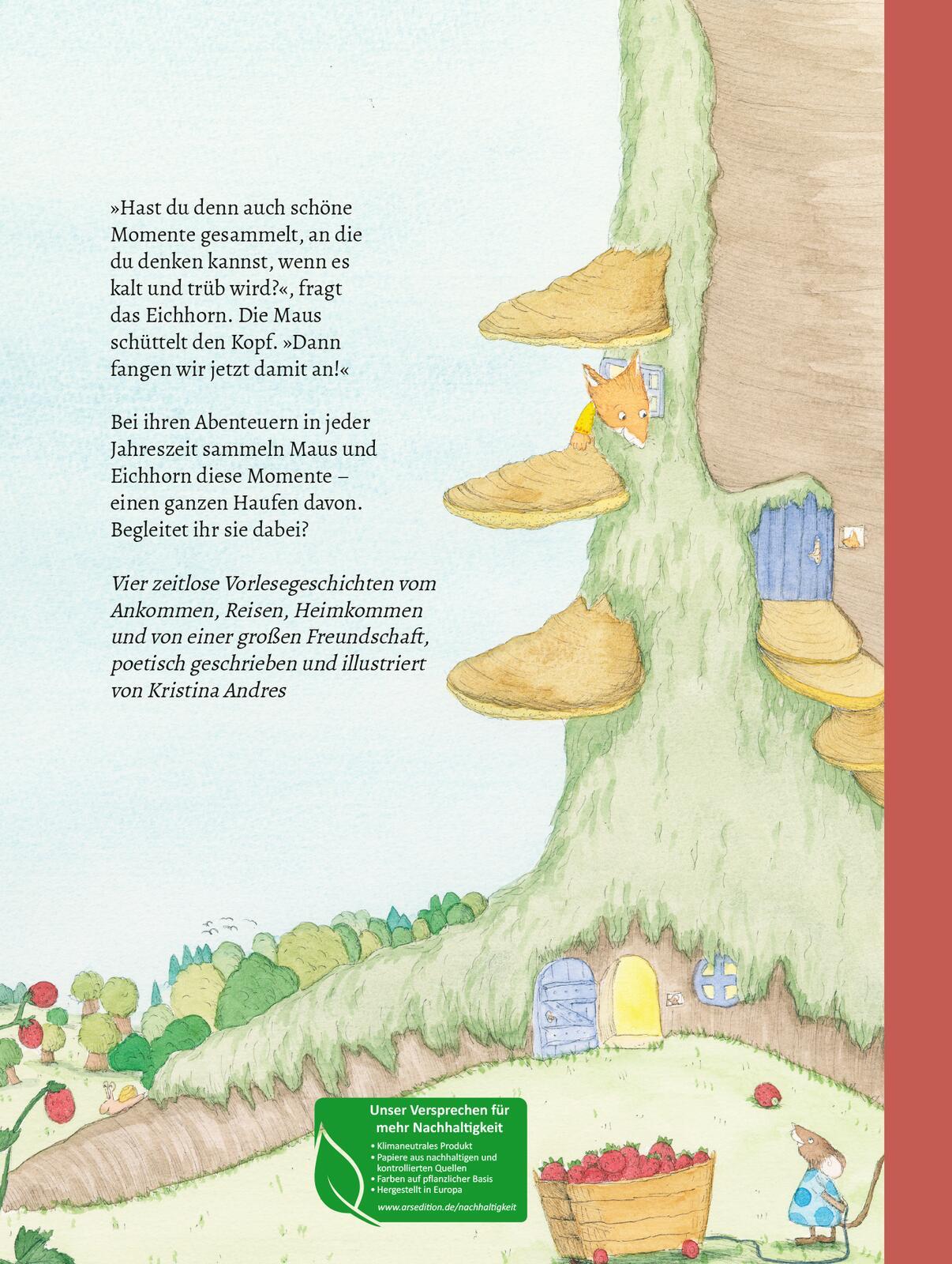 Rückseitencover Ein Jahr mit Maus und Eichhorn