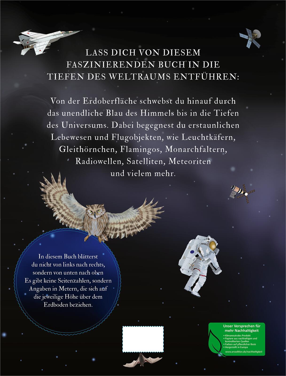 Rückseitencover Hinauf ins Himmelblau