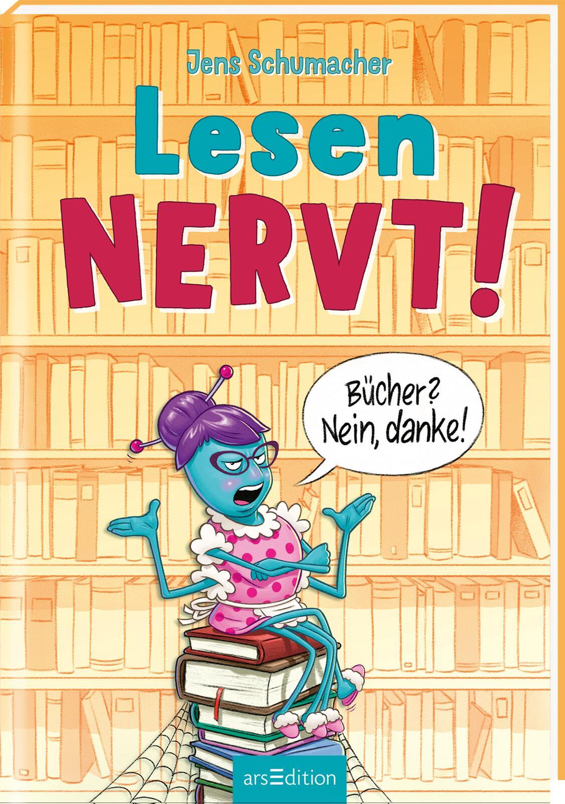 Vorderes Coverbild Lesen NERVT! - Bücher? Nein, danke! (Lesen nervt! 1)