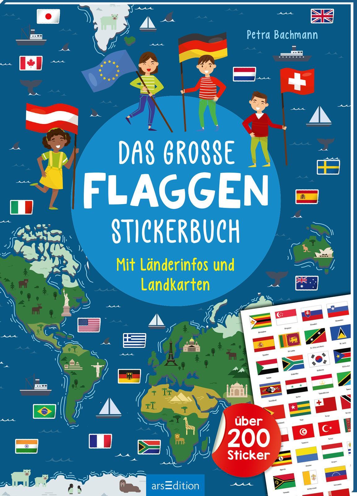 Vorderes Coverbild Das große Flaggen-Stickerbuch