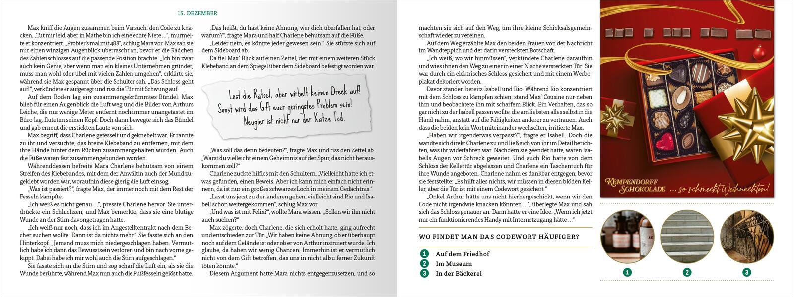 Beispielinhalt (Bild) Ein Toter zur Bescherung