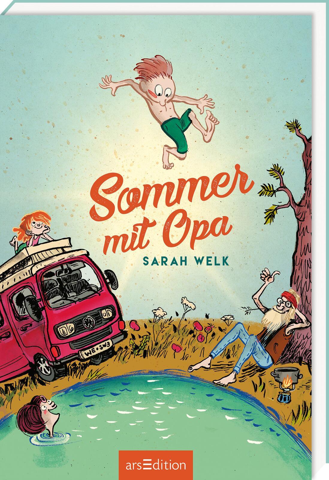 Vorderes Coverbild Sommer mit Opa (Spaß mit Opa 1)