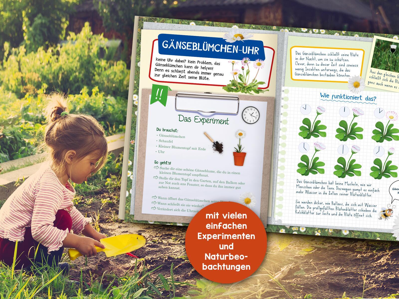 Beispielinhalt (Bild) Naturforscher-Kids - Mein erstes Naturforscher-Buch