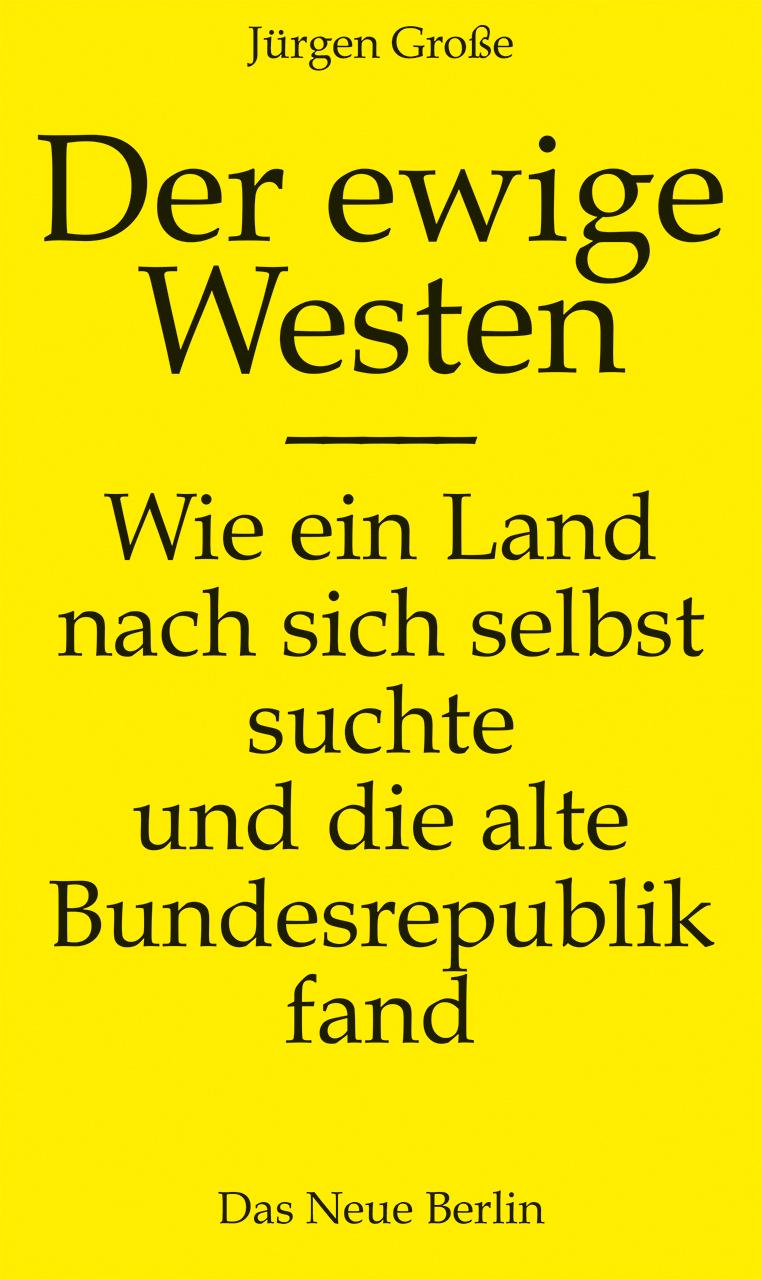 Vorderes Coverbild Der ewige Westen