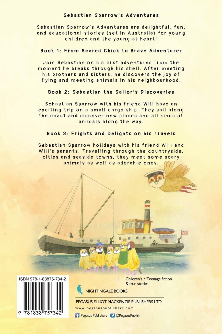 Rückseitencover Sebastian Sparrow's Adventures