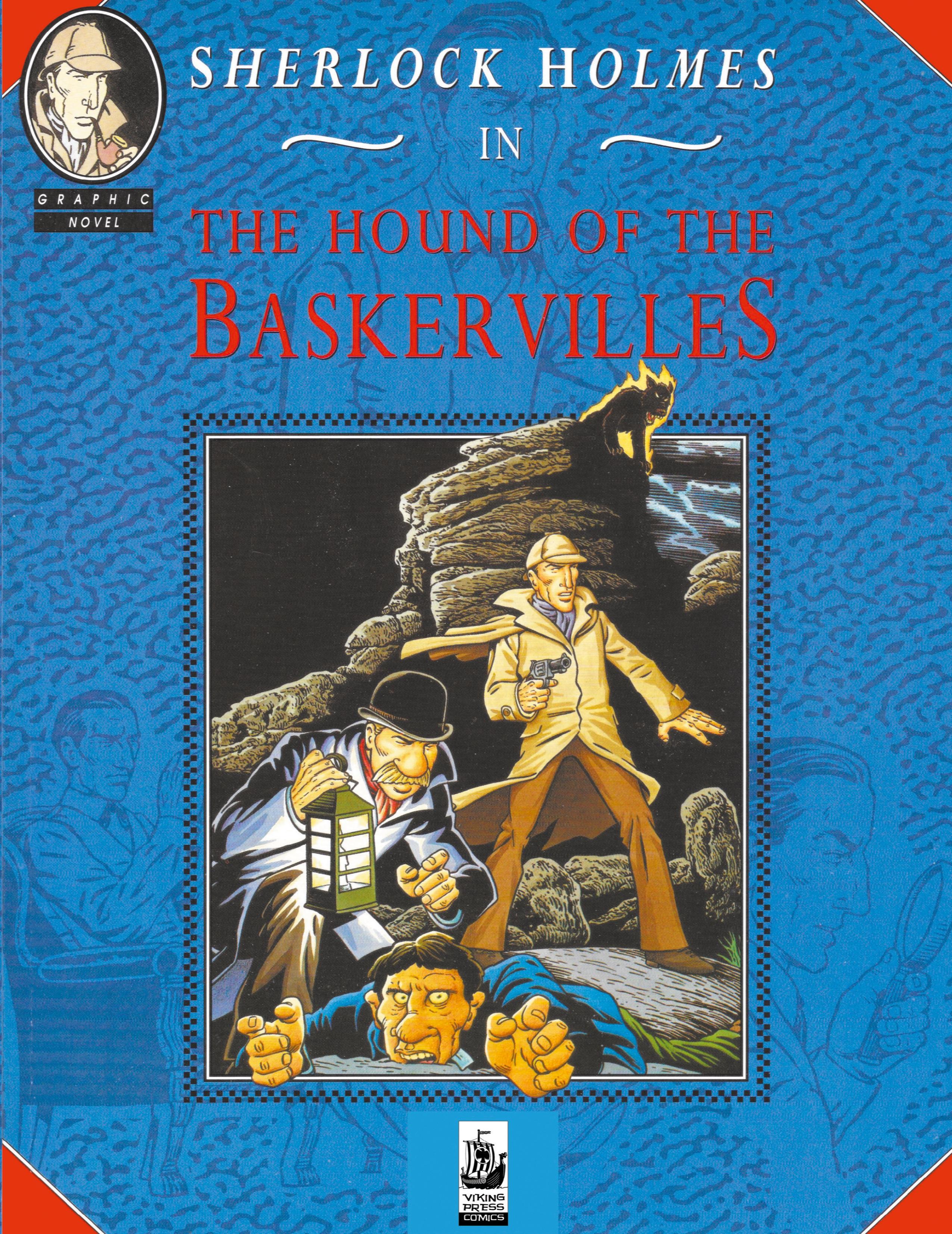 Vorderes Coverbild Sherlock Holmes in The Hound of the Baskervilles