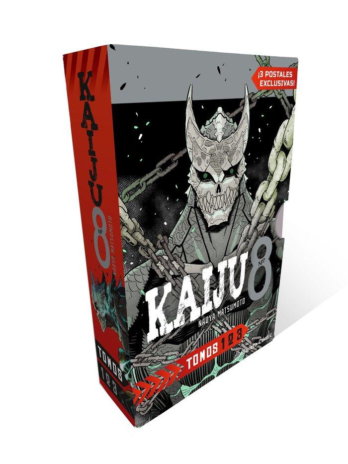 Vorderes Coverbild Shonen Starter Set Kaiju 8 nº 1+2+3
