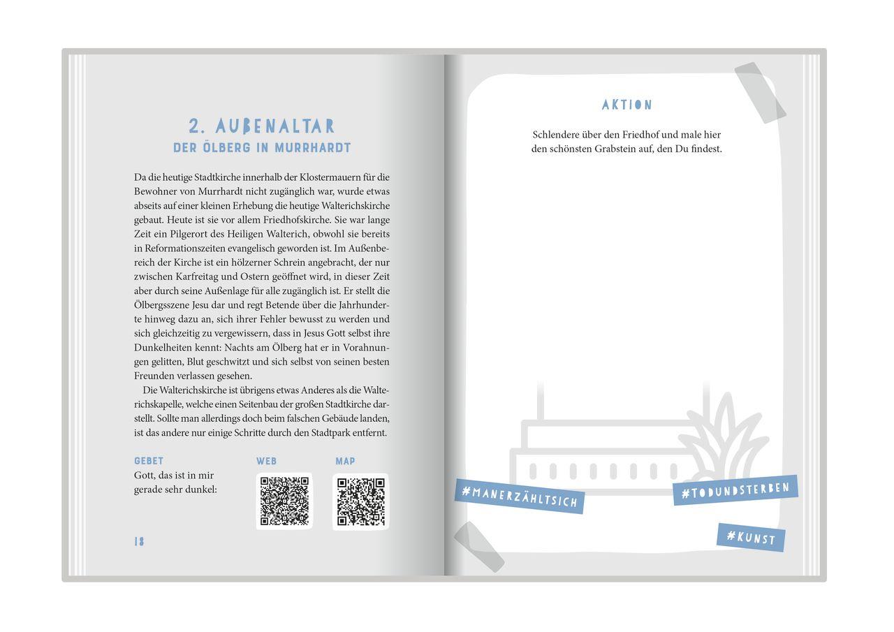 Beispielinhalt (Bild) Meet God here