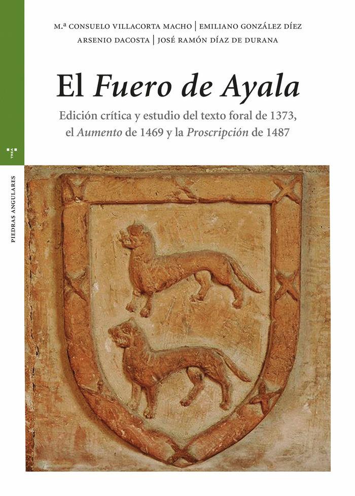Vorderes Coverbild El 'Fuero de Ayala'
