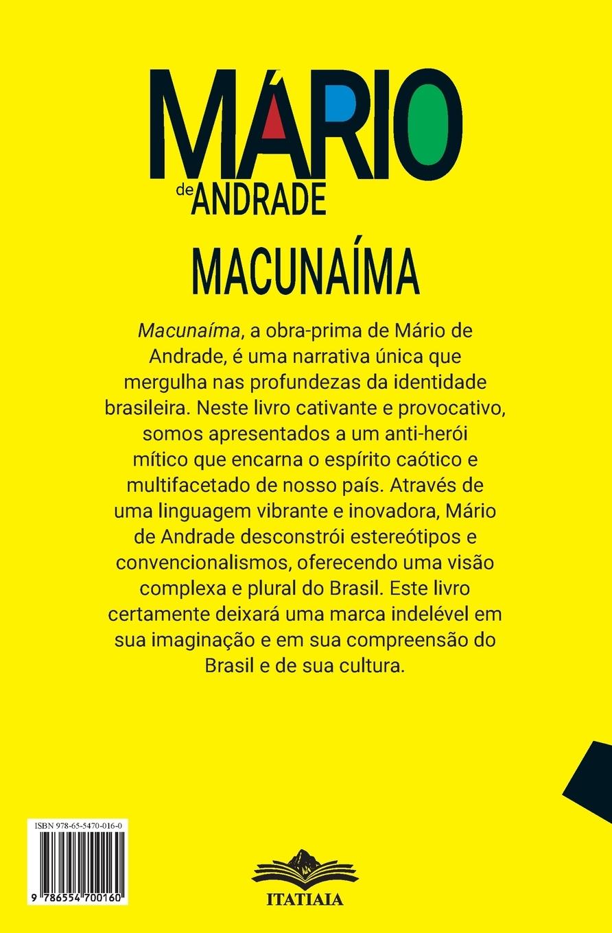 Rückseitencover Macunaíma