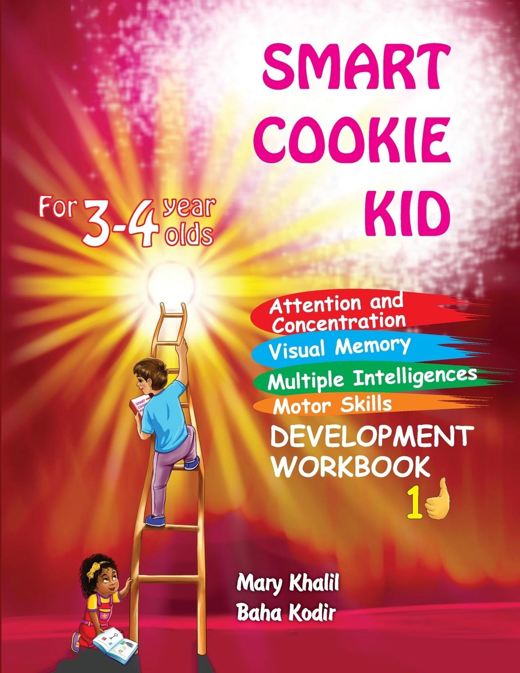 Vorderes Coverbild Smart Cookie Kid For 3-4 Year Olds Attention and Concentration Visual Memory Multiple Intelligences Motor Skills Book 1D