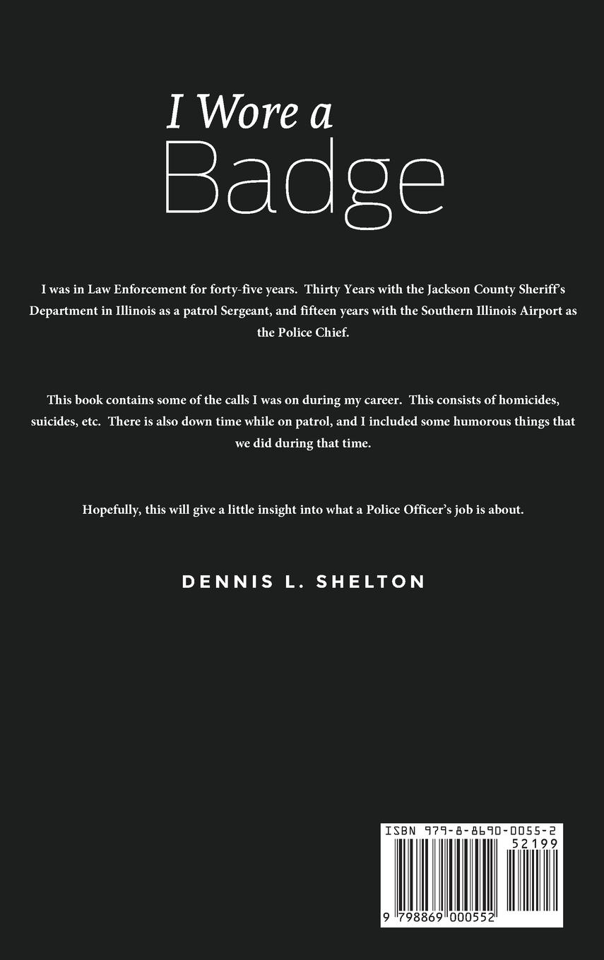 Rückseitencover I Wore A Badge