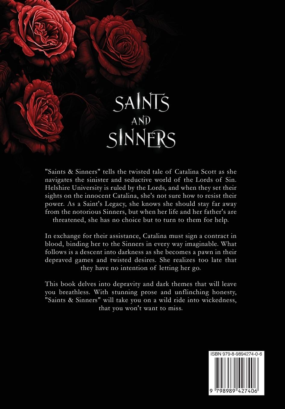 Rückseitencover Saints and Sinners