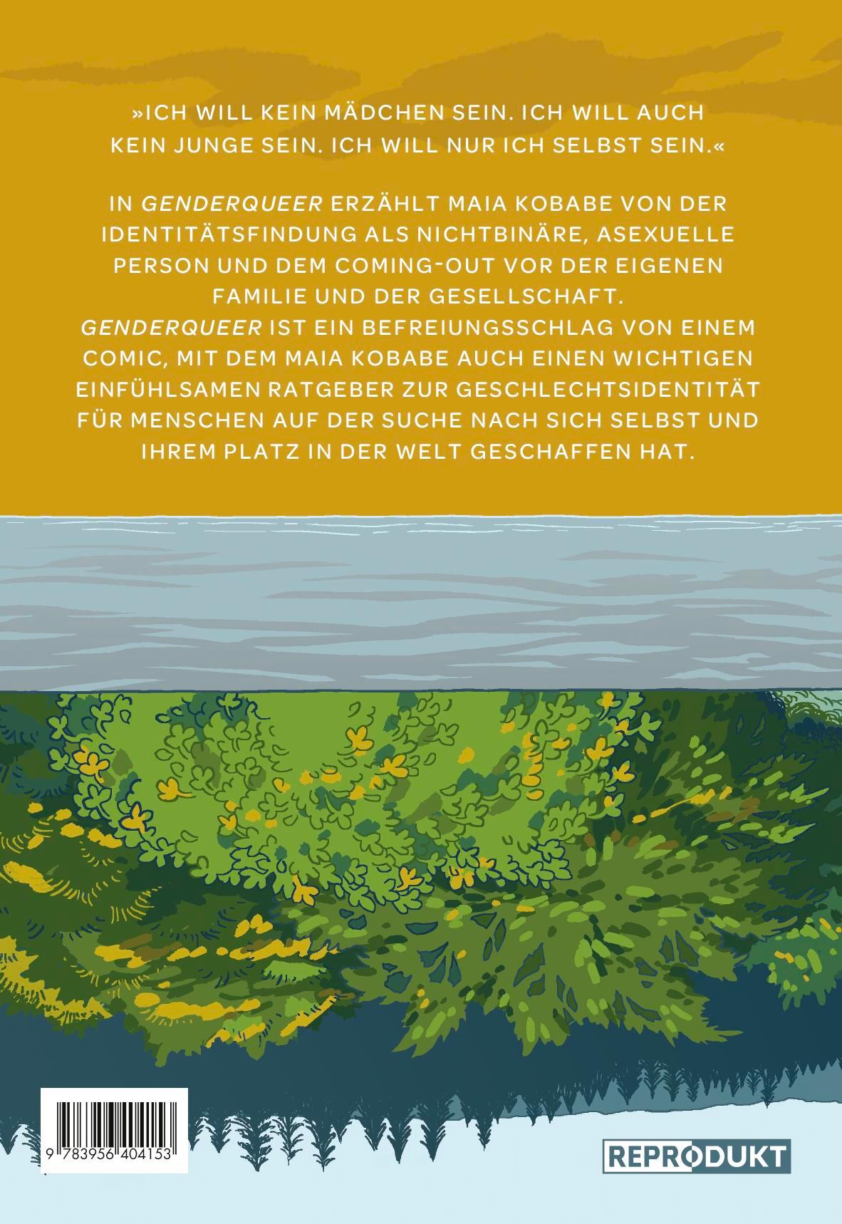 Rückseitencover Genderqueer - Eine nichtbinäre Autobiografie