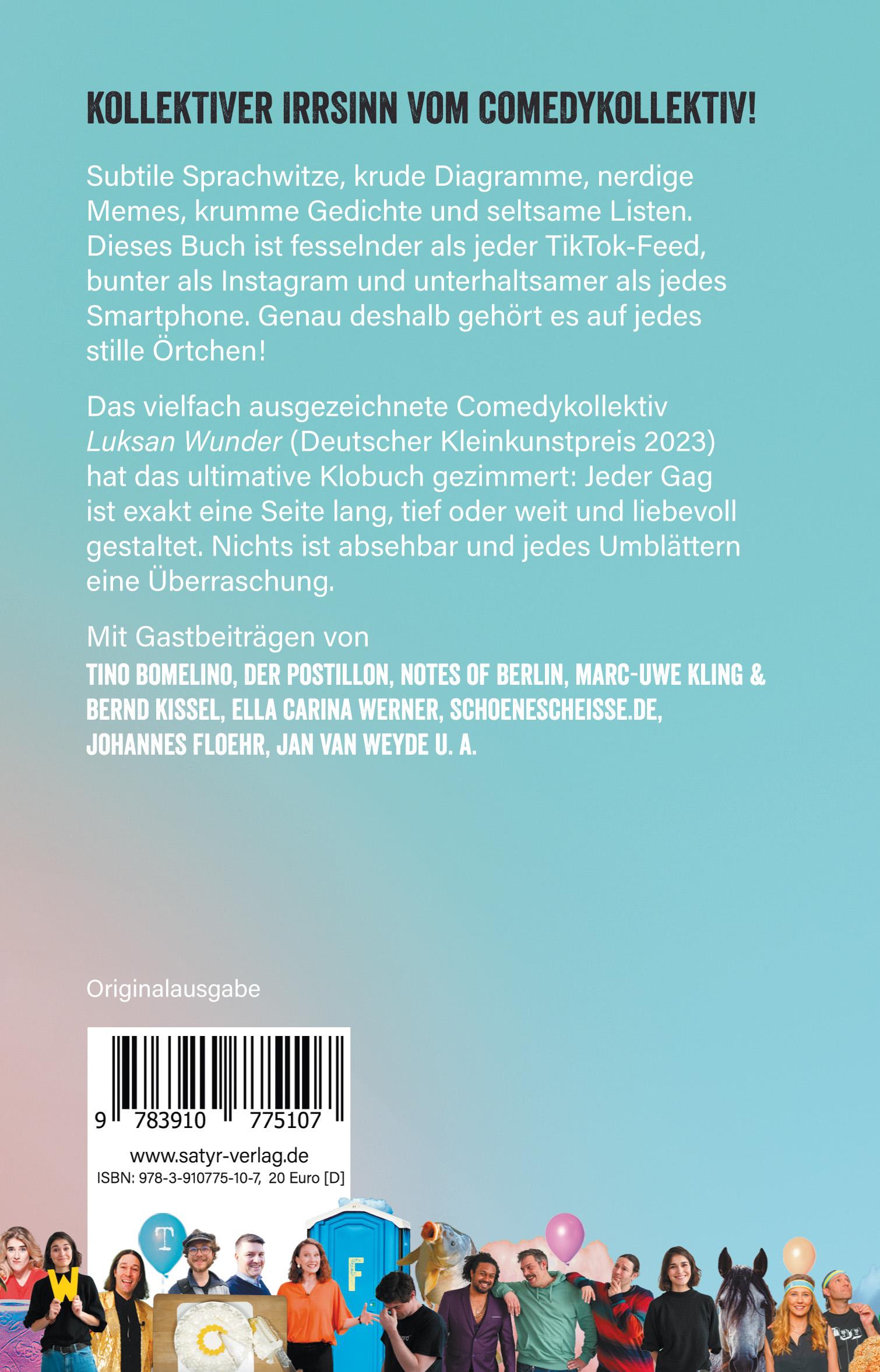 Rückseitencover Das Luksan-Wunder-Klobuch