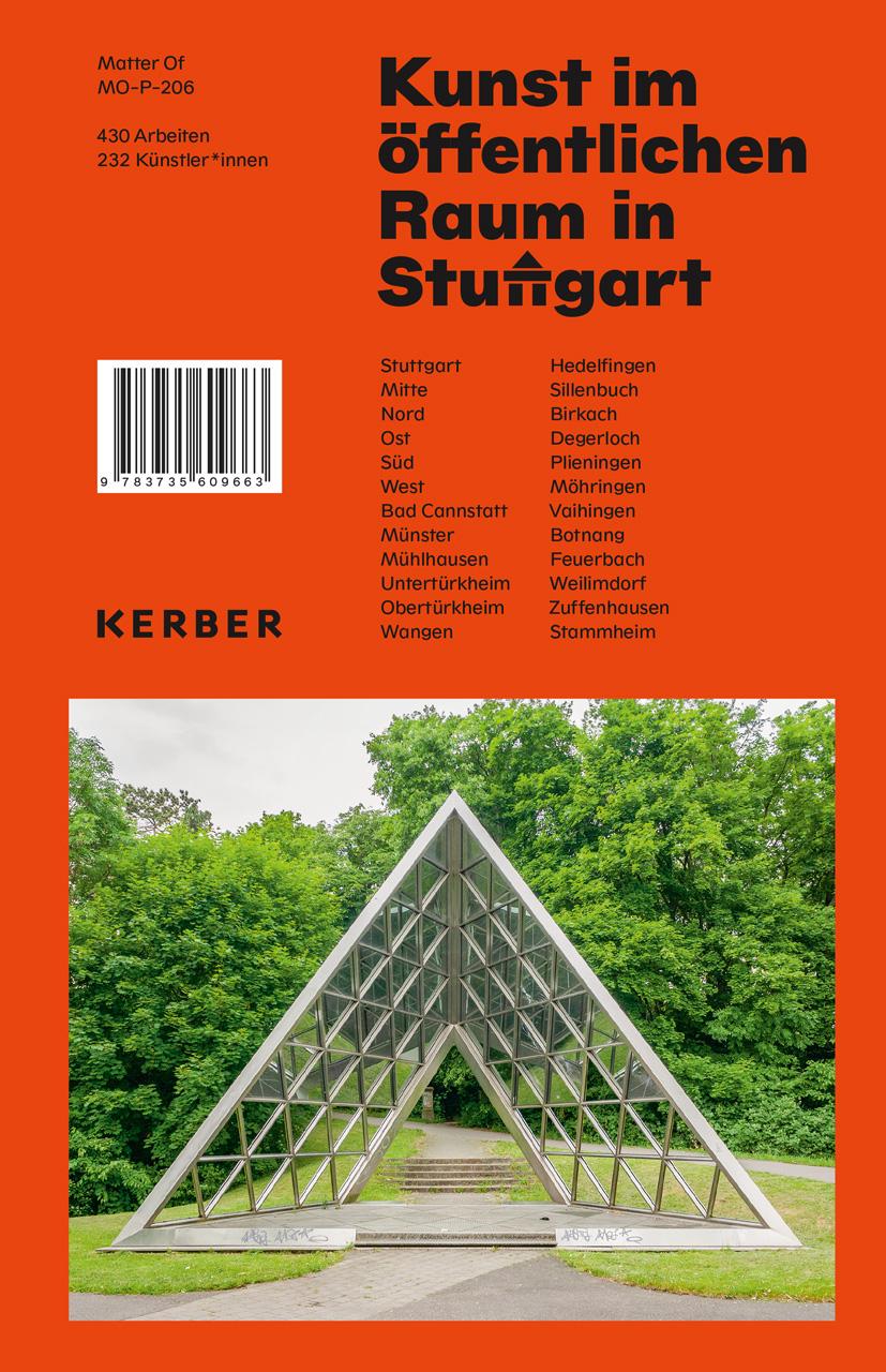 Vorderes Coverbild Kunst im öffentlichen Raum in Stuttgart - Aktualisierte Neuauflage