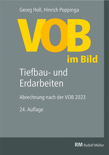 Vorderes Coverbild VOB im Bild - Tiefbau- und Erdarbeiten
