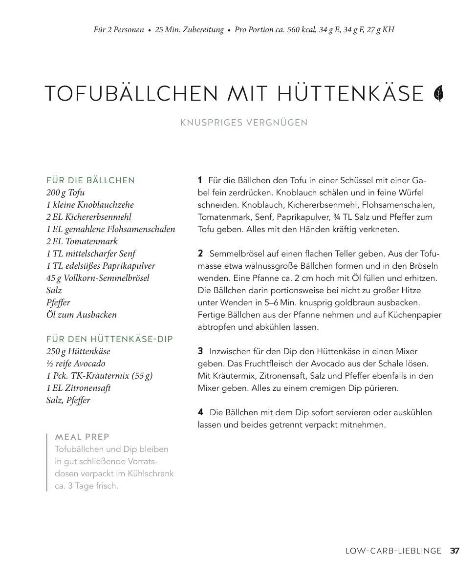 Beispielinhalt (Bild) Powersnacks to go