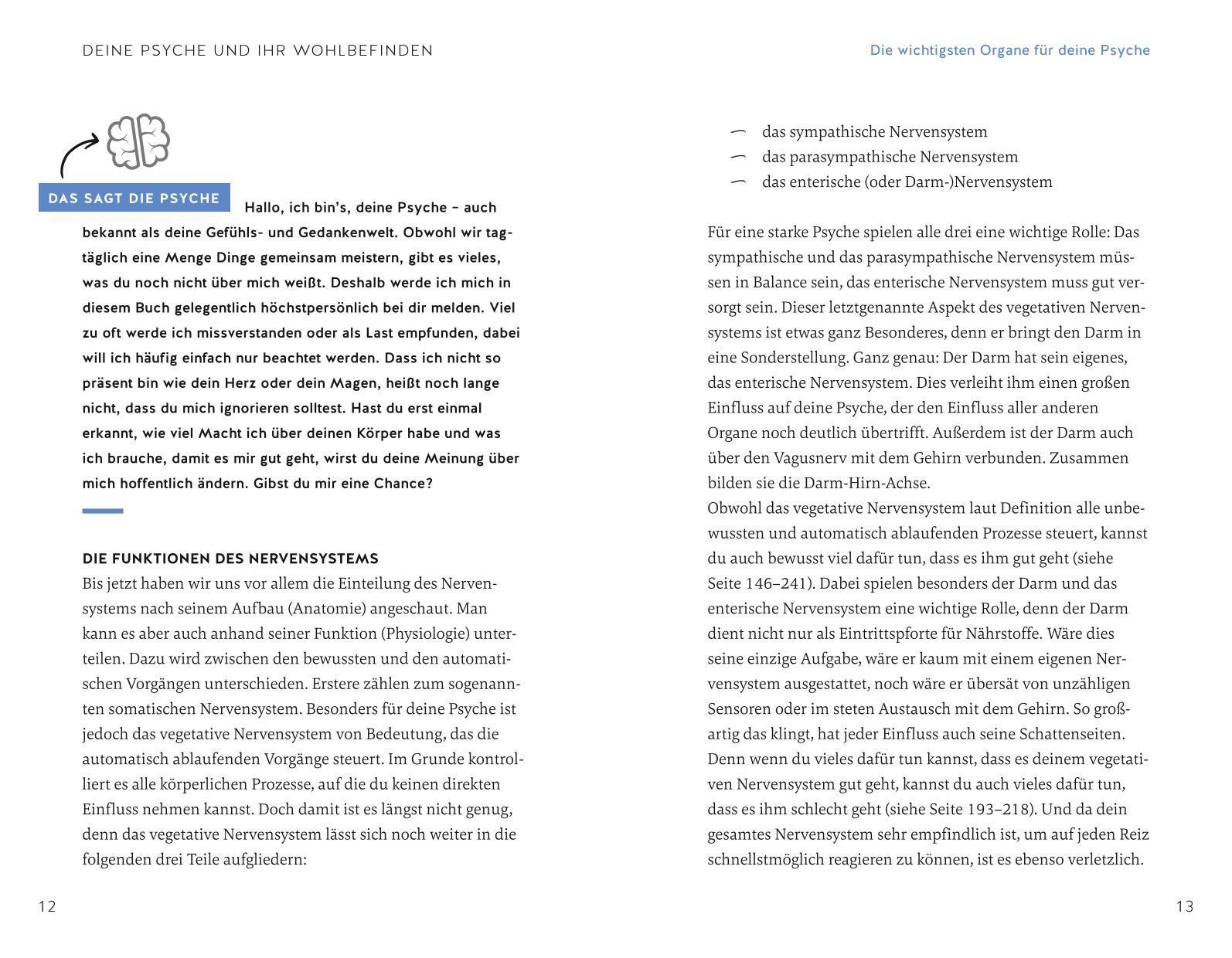 Beispielinhalt (Bild) Hallo Psyche, hier ist dein Darm