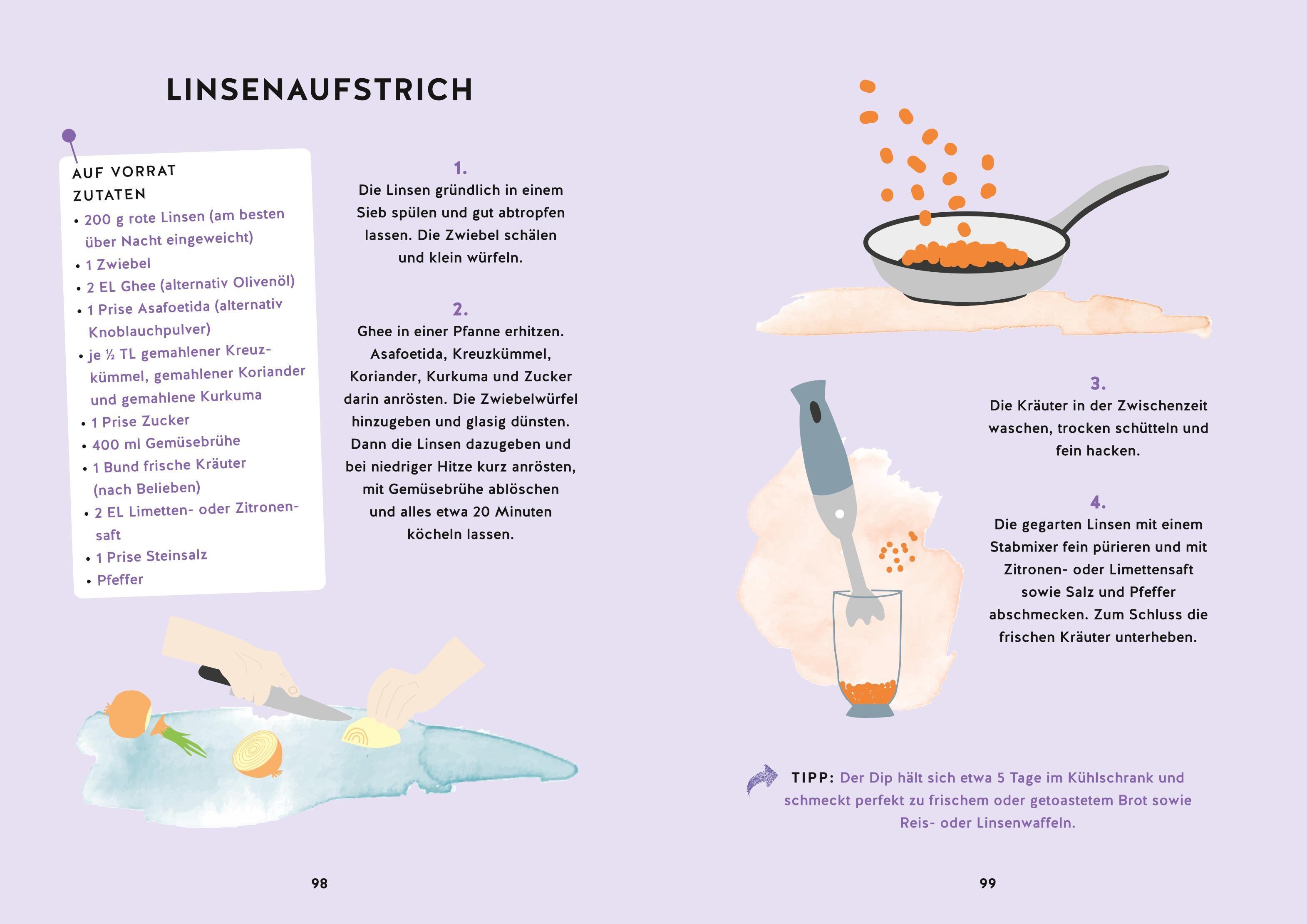 Beispielinhalt (Bild) Ayurveda-Routinen für jeden Tag