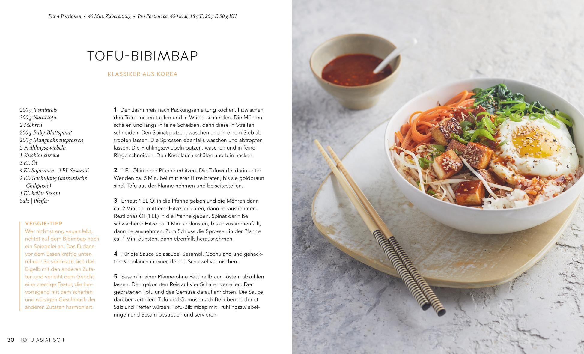 Beispielinhalt (Bild) 1 Tofu - 30 Rezepte