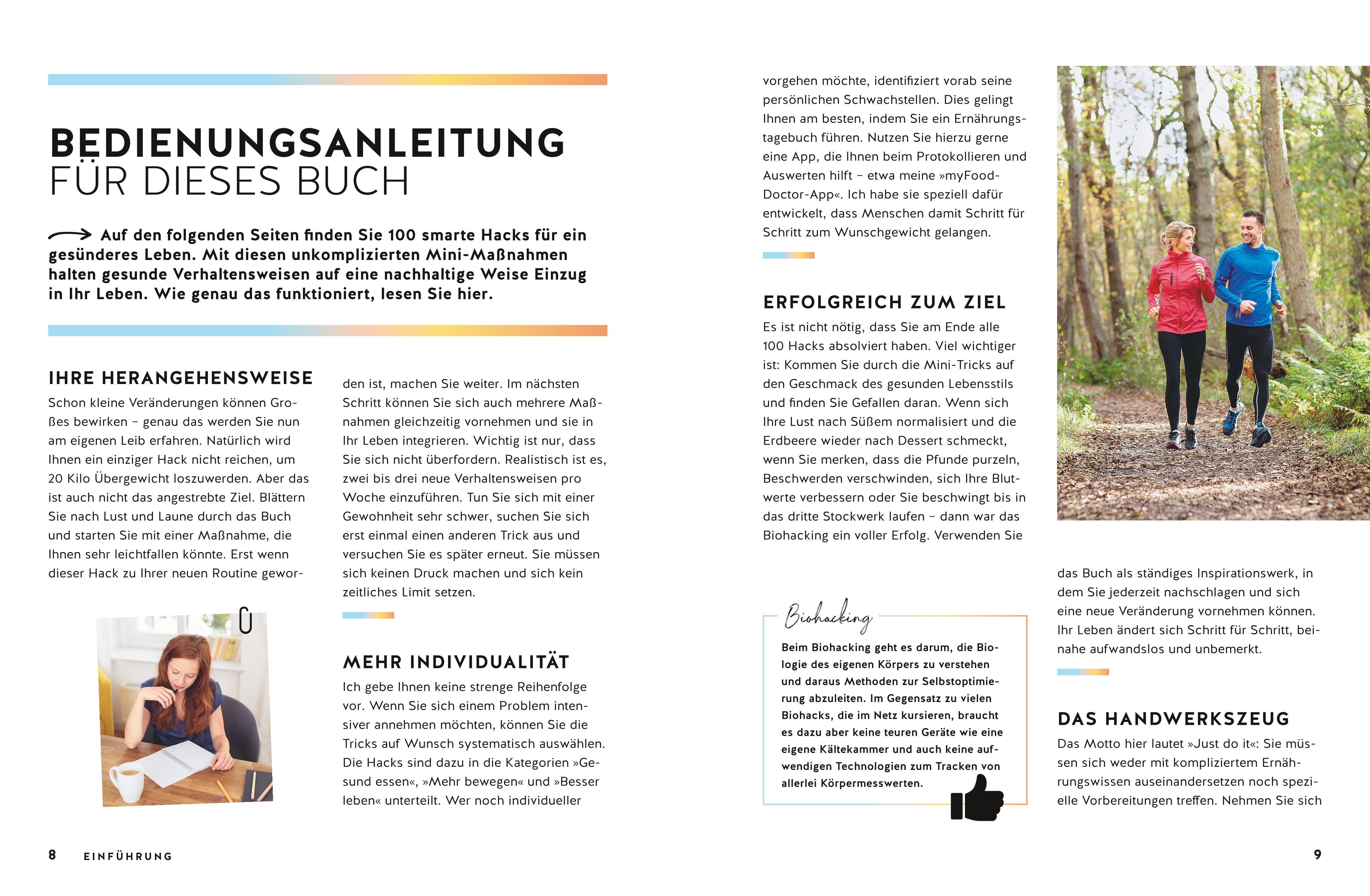 Beispielinhalt (Bild) 100 geniale Tricks für eine gesunde Ernährung