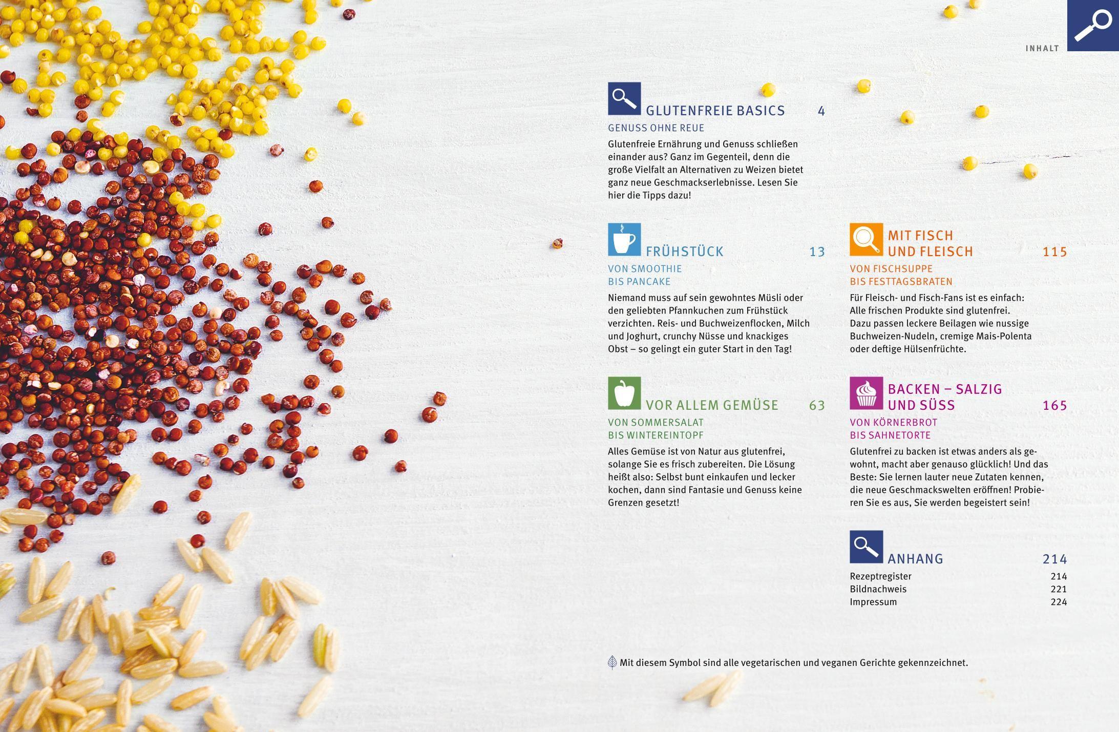 Beispielinhalt (Bild) Glutenfrei! Das Goldene von GU
