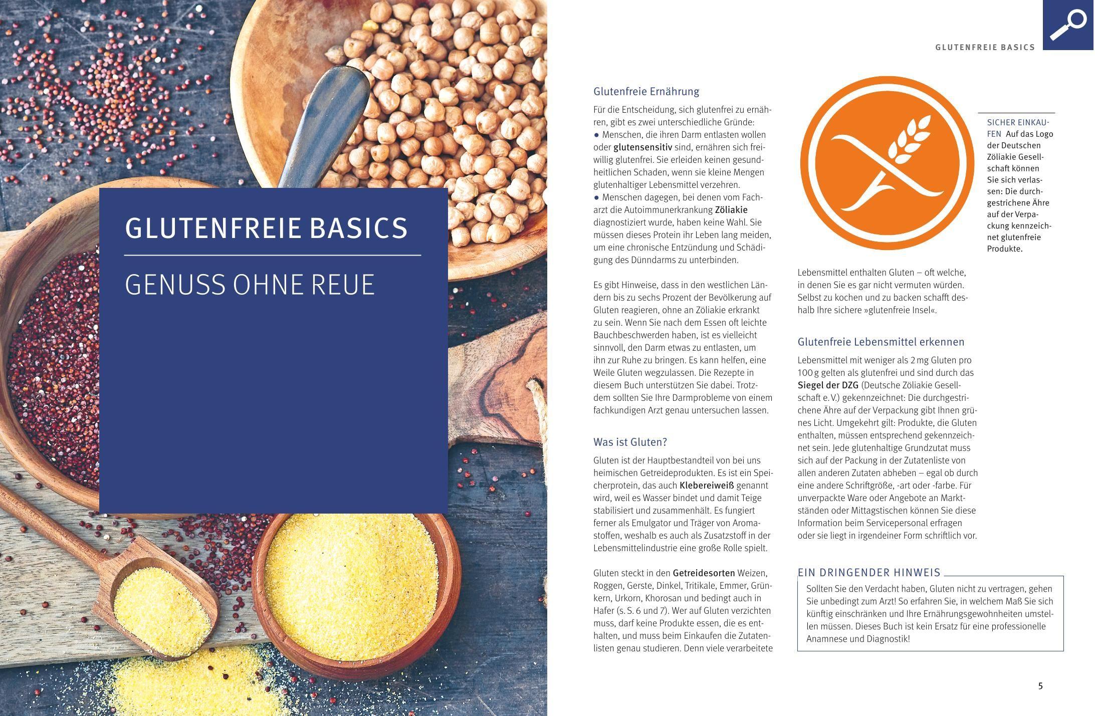 Beispielinhalt (Bild) Glutenfrei! Das Goldene von GU