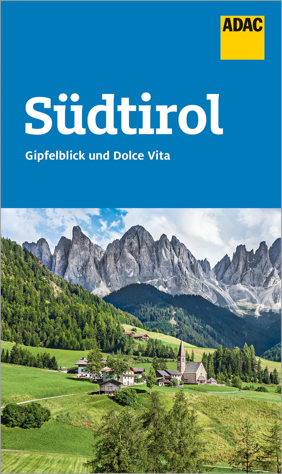 Vorderes Coverbild ADAC Reiseführer Südtirol
