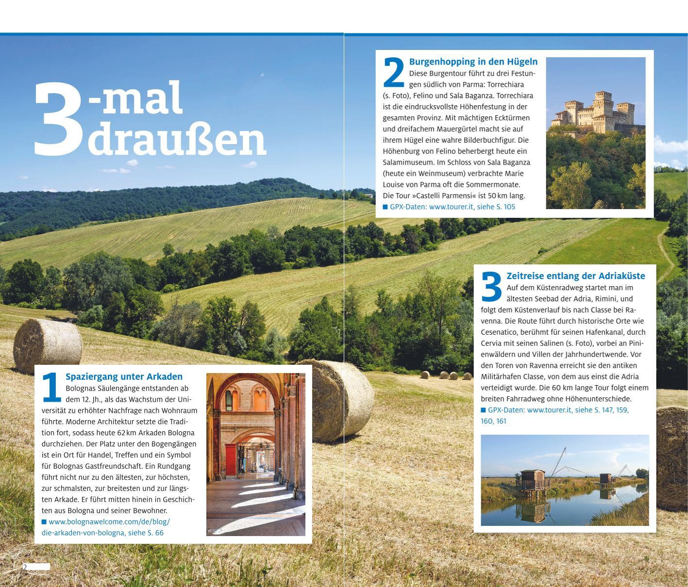 Beispielinhalt (Bild) ADAC Reiseführer plus Emilia-Romagna