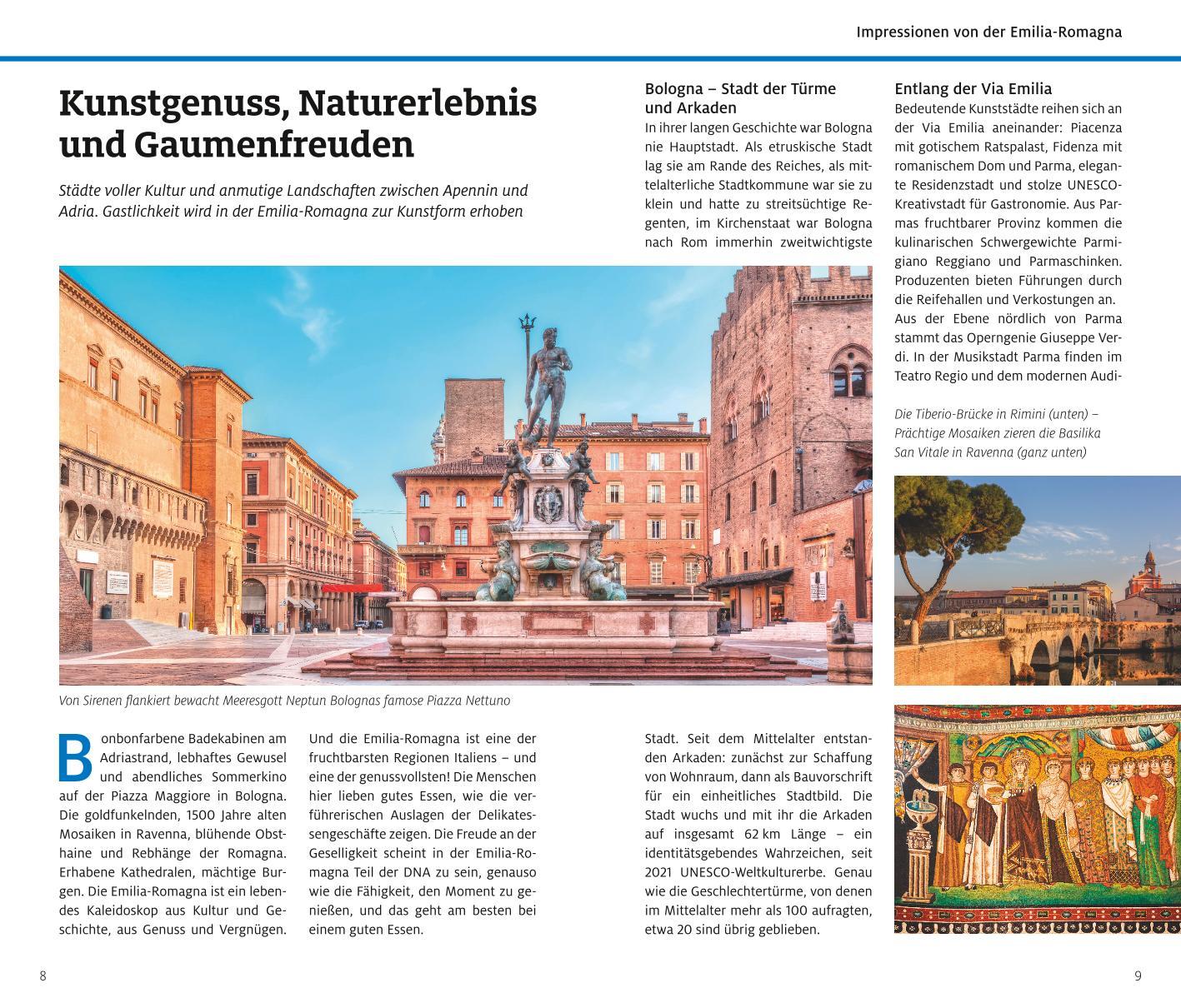 Beispielinhalt (Bild) ADAC Reiseführer plus Emilia-Romagna
