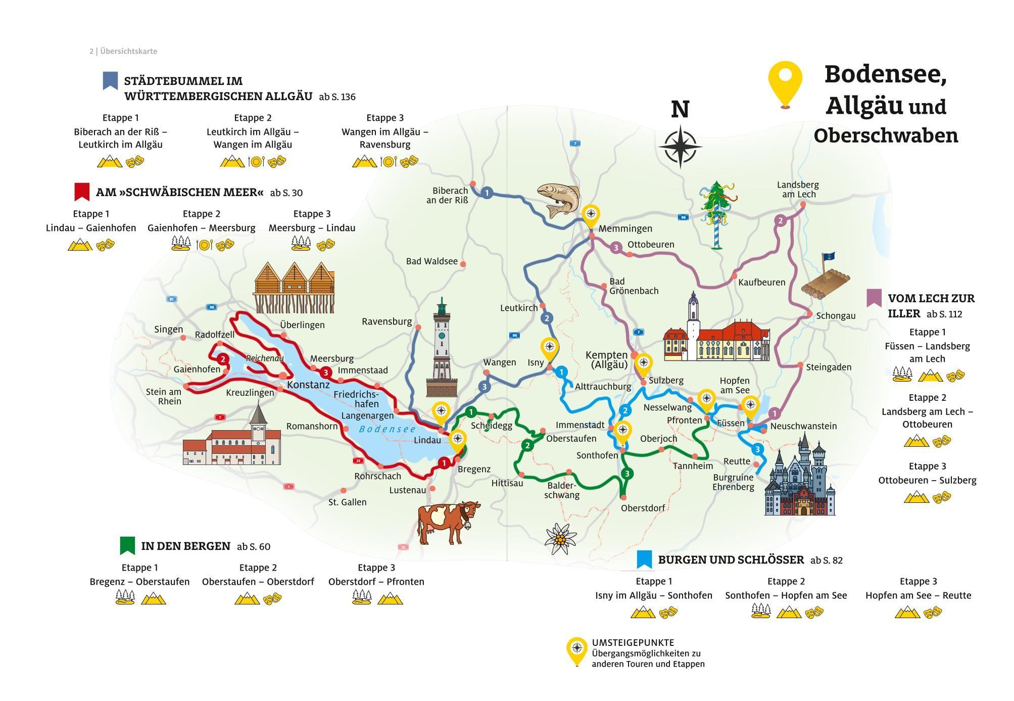Beispielinhalt (Bild) ADAC Roadtrips - Bodensee, Allgäu und Oberschwaben