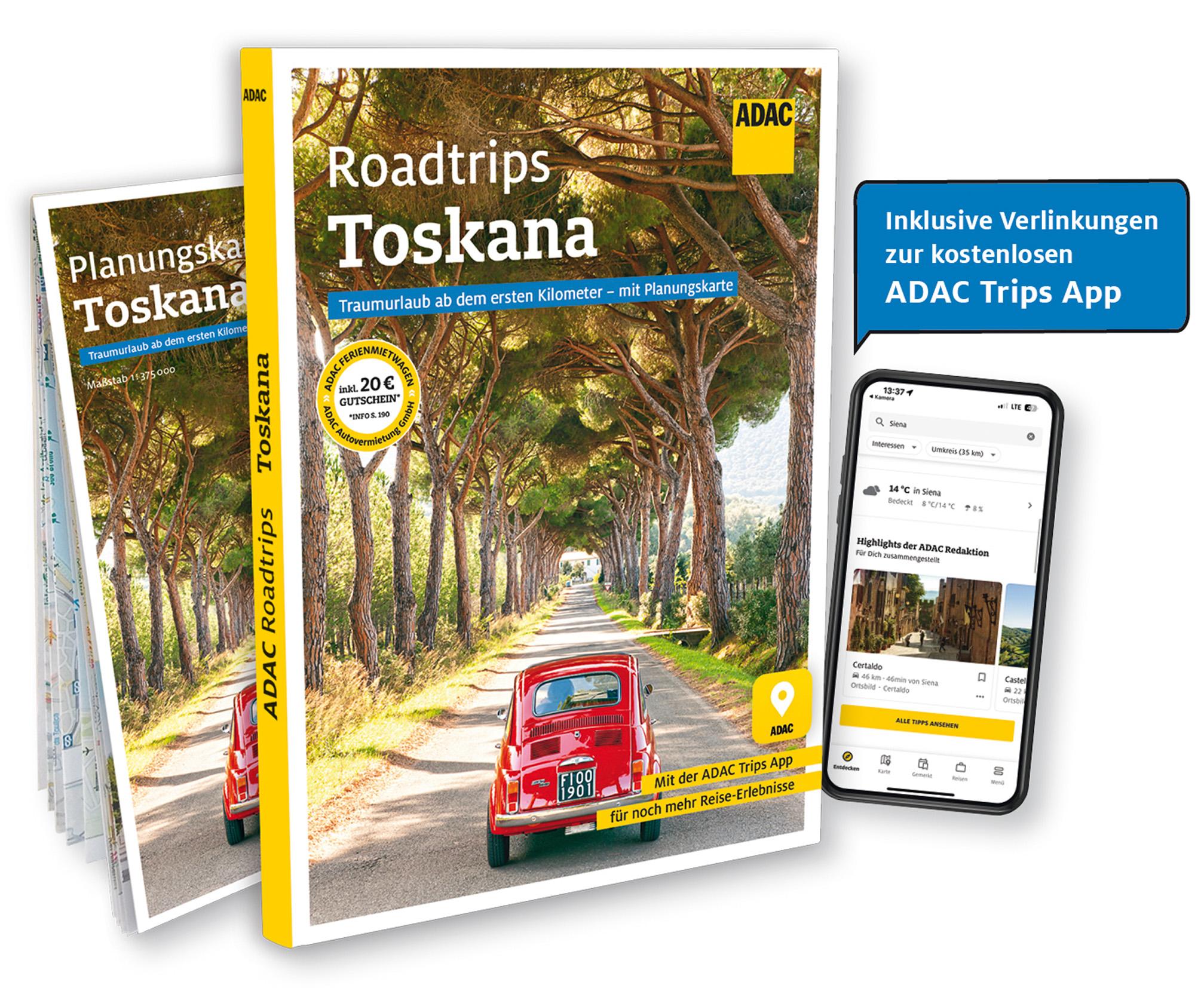 Vorderes Coverbild ADAC Roadtrips - Toskana