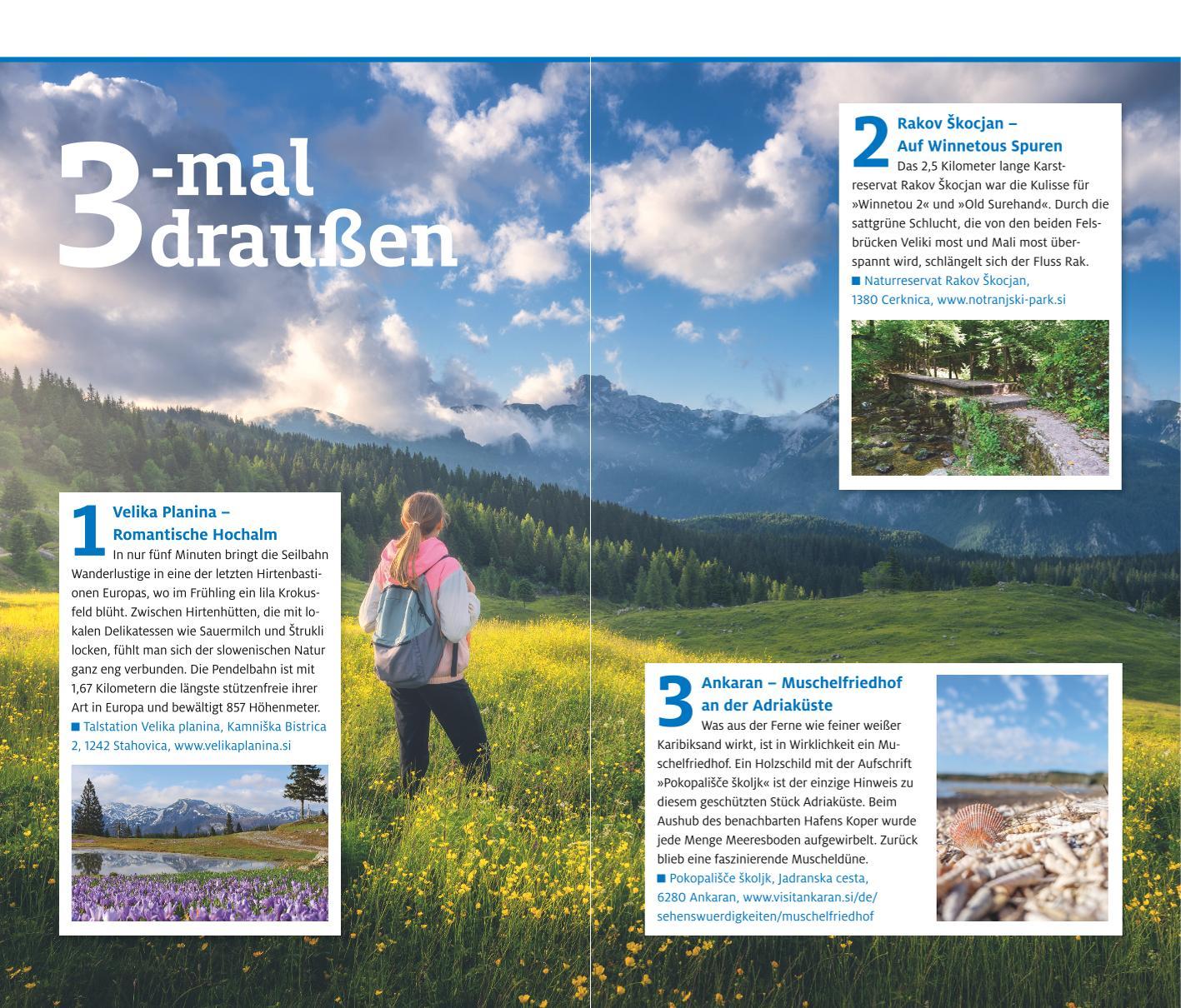 Beispielinhalt (Bild) ADAC Reiseführer plus Slowenien