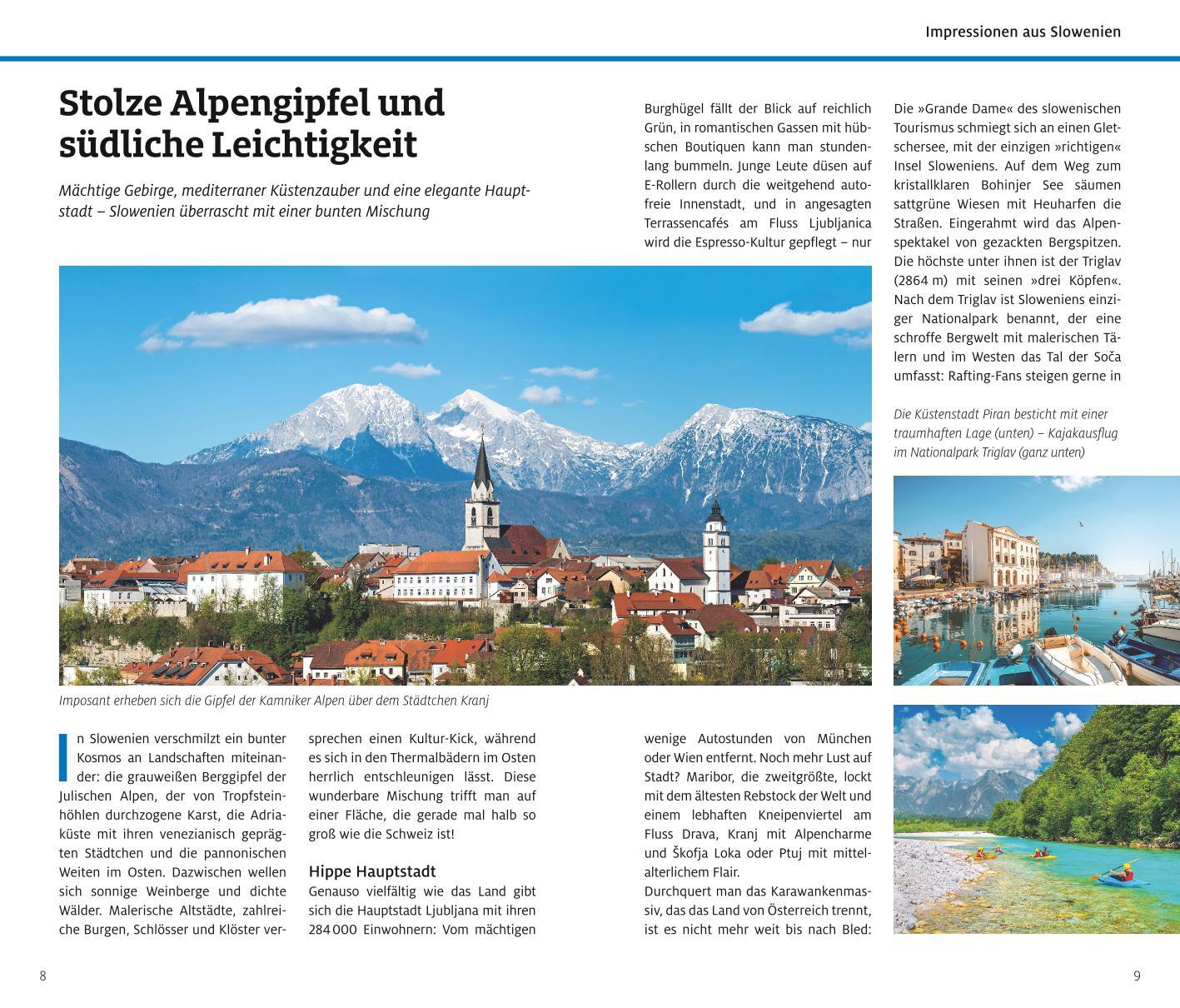 Beispielinhalt (Bild) ADAC Reiseführer plus Slowenien