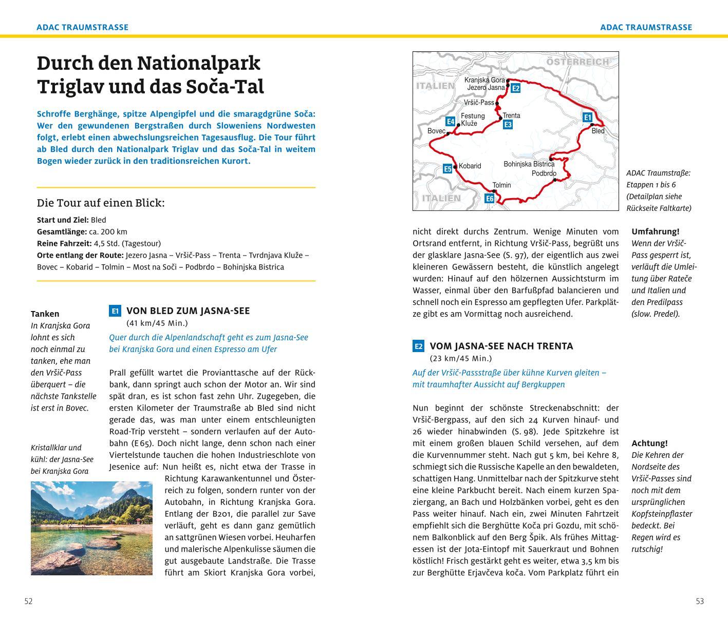 Beispielinhalt (Bild) ADAC Reiseführer plus Slowenien