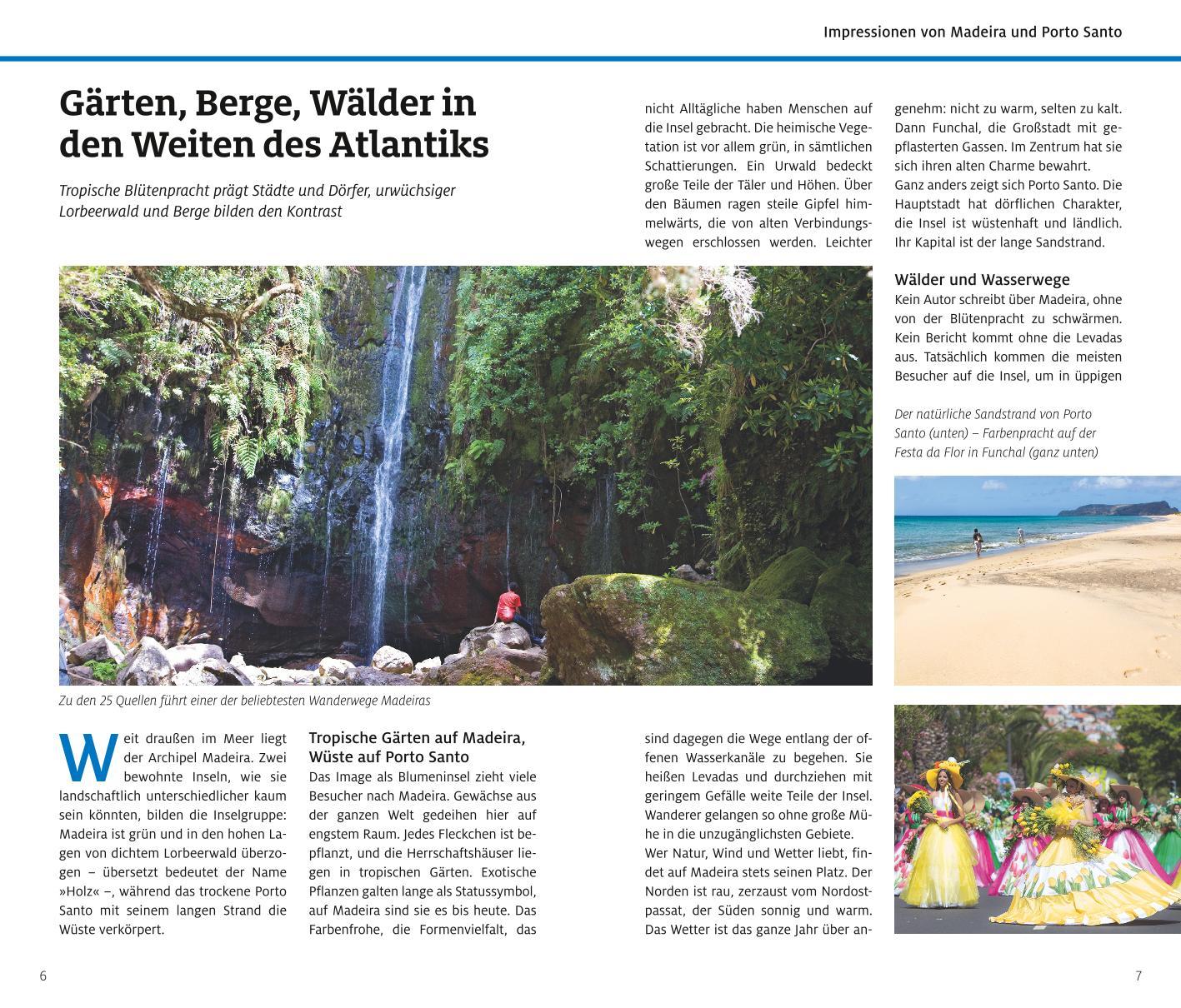 Beispielinhalt (Bild) ADAC Reiseführer Madeira und Porto Santo