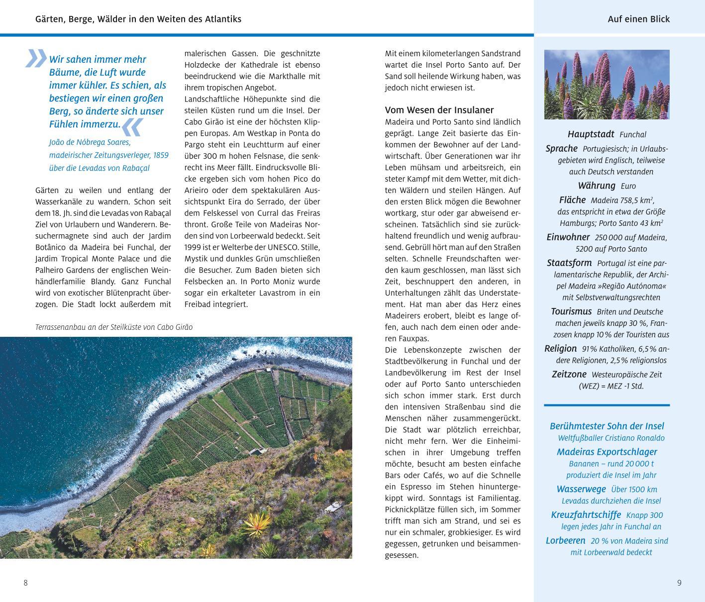 Beispielinhalt (Bild) ADAC Reiseführer Madeira und Porto Santo