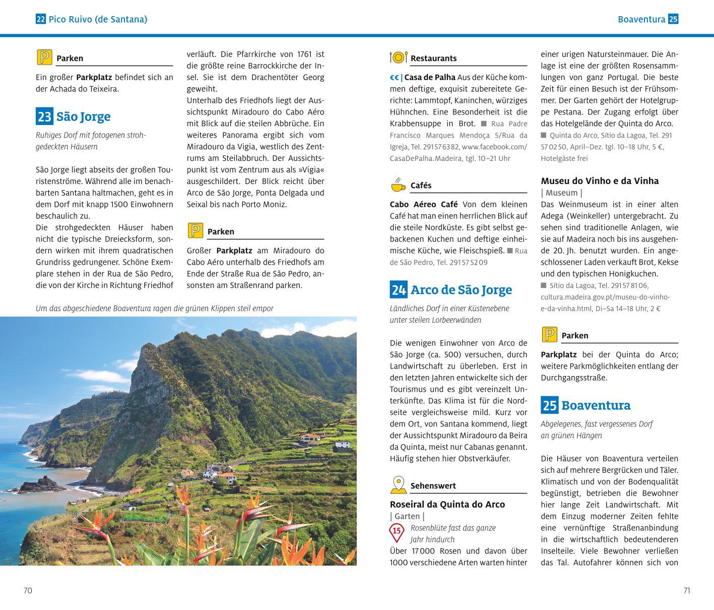 Beispielinhalt (Bild) ADAC Reiseführer Madeira und Porto Santo