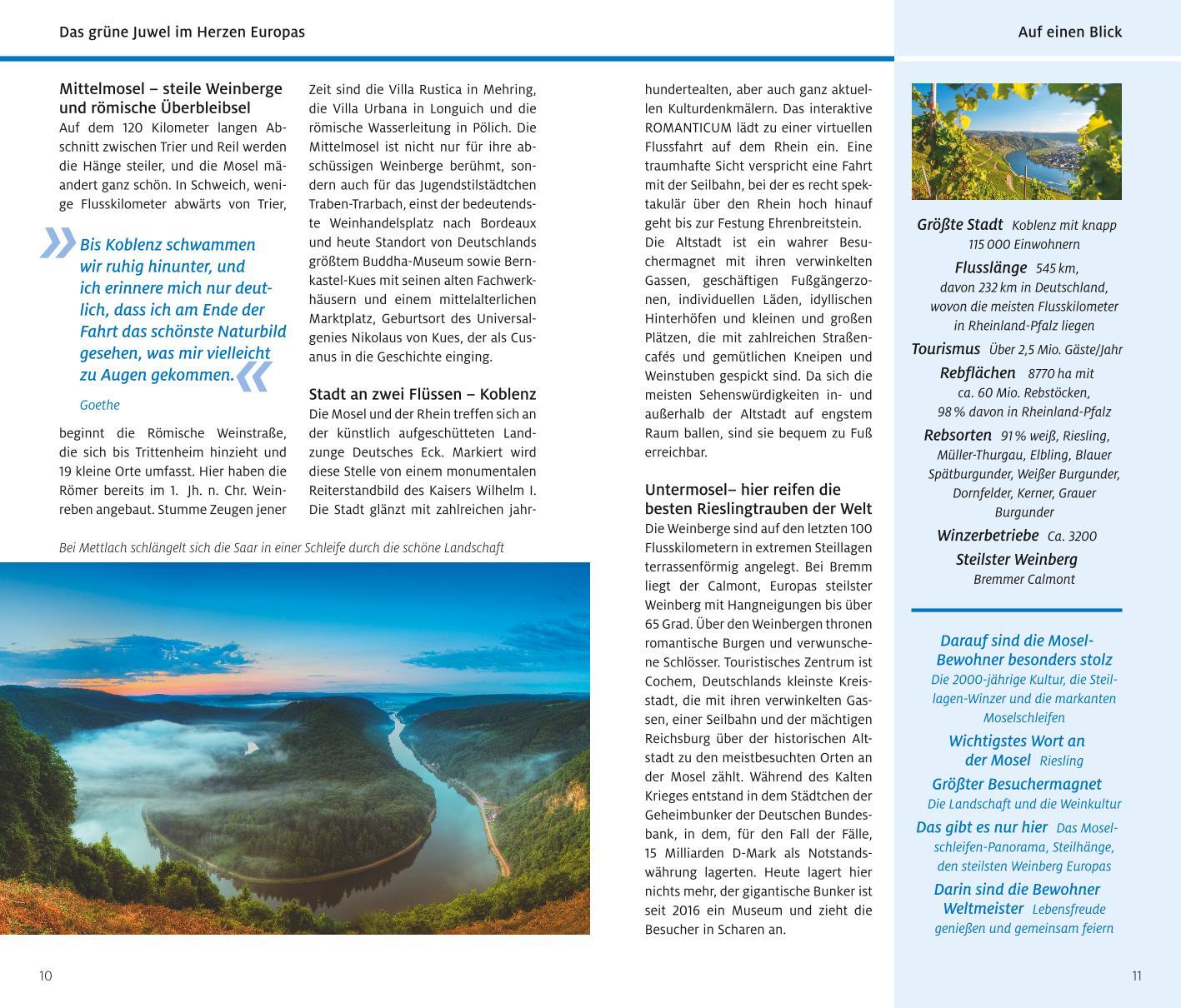 Beispielinhalt (Bild) ADAC Reiseführer plus Mosel