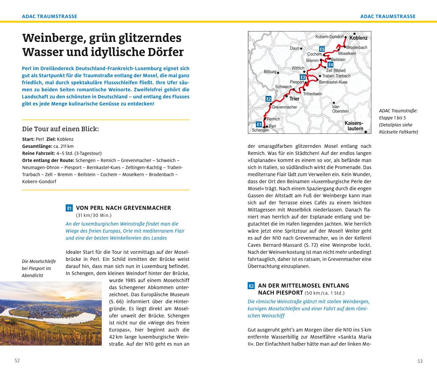 Beispielinhalt (Bild) ADAC Reiseführer plus Mosel
