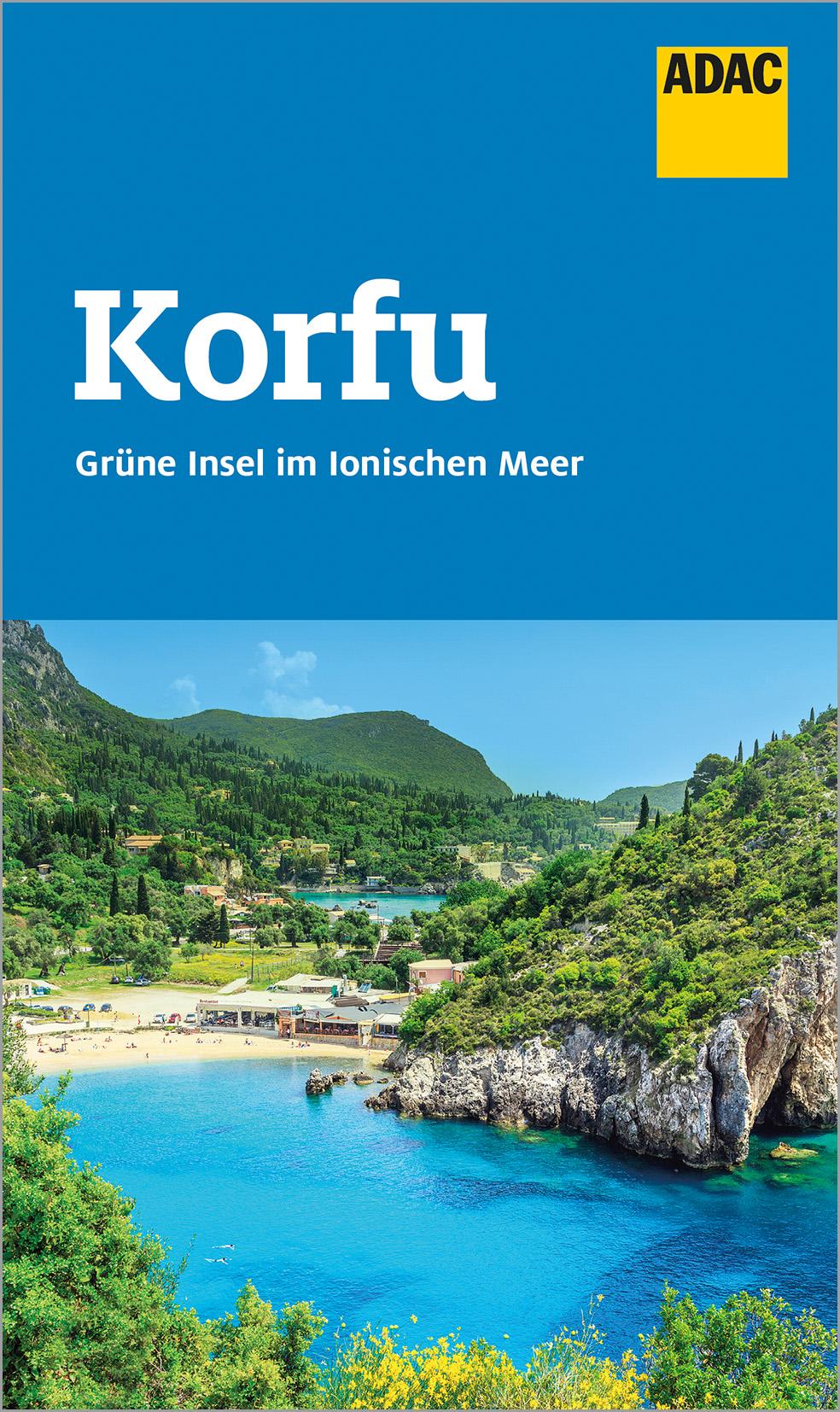 Vorderes Coverbild ADAC Reiseführer Korfu Lefkada Ithaka Kefalonia Zakynthos