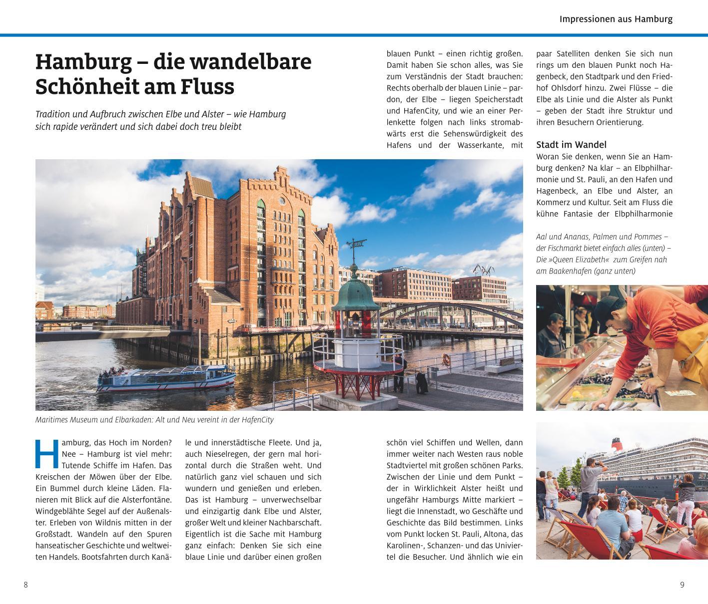 Beispielinhalt (Bild) ADAC Reiseführer plus Hamburg