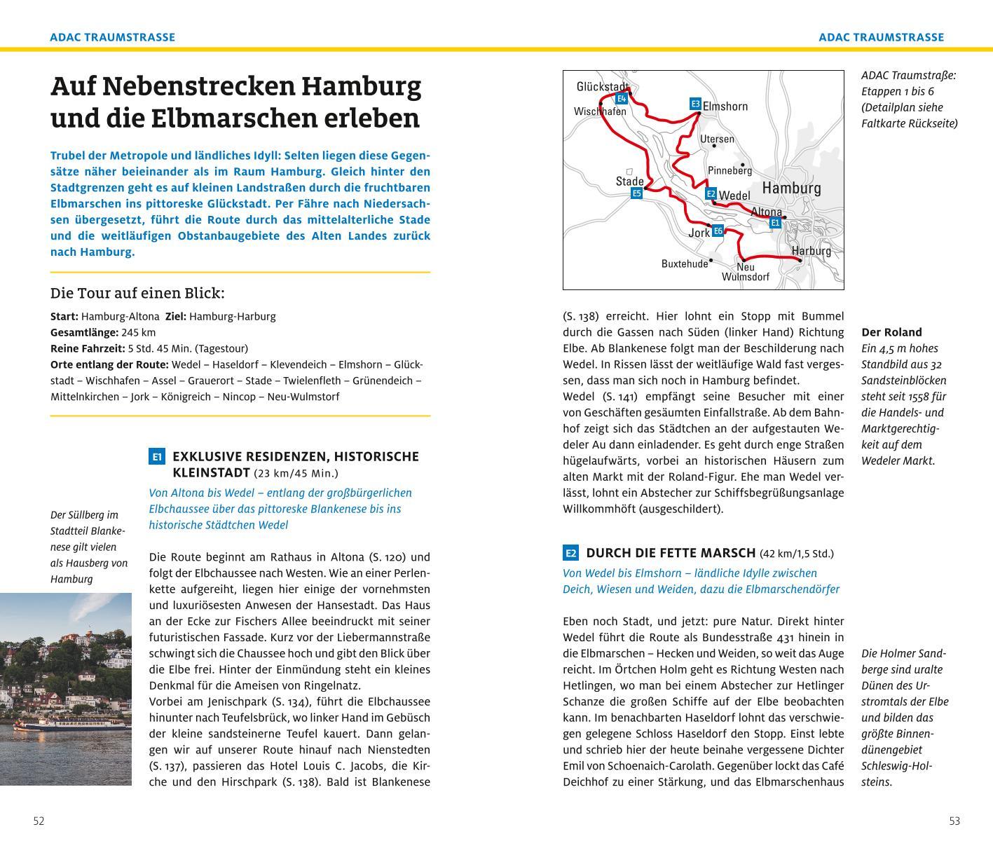 Beispielinhalt (Bild) ADAC Reiseführer plus Hamburg