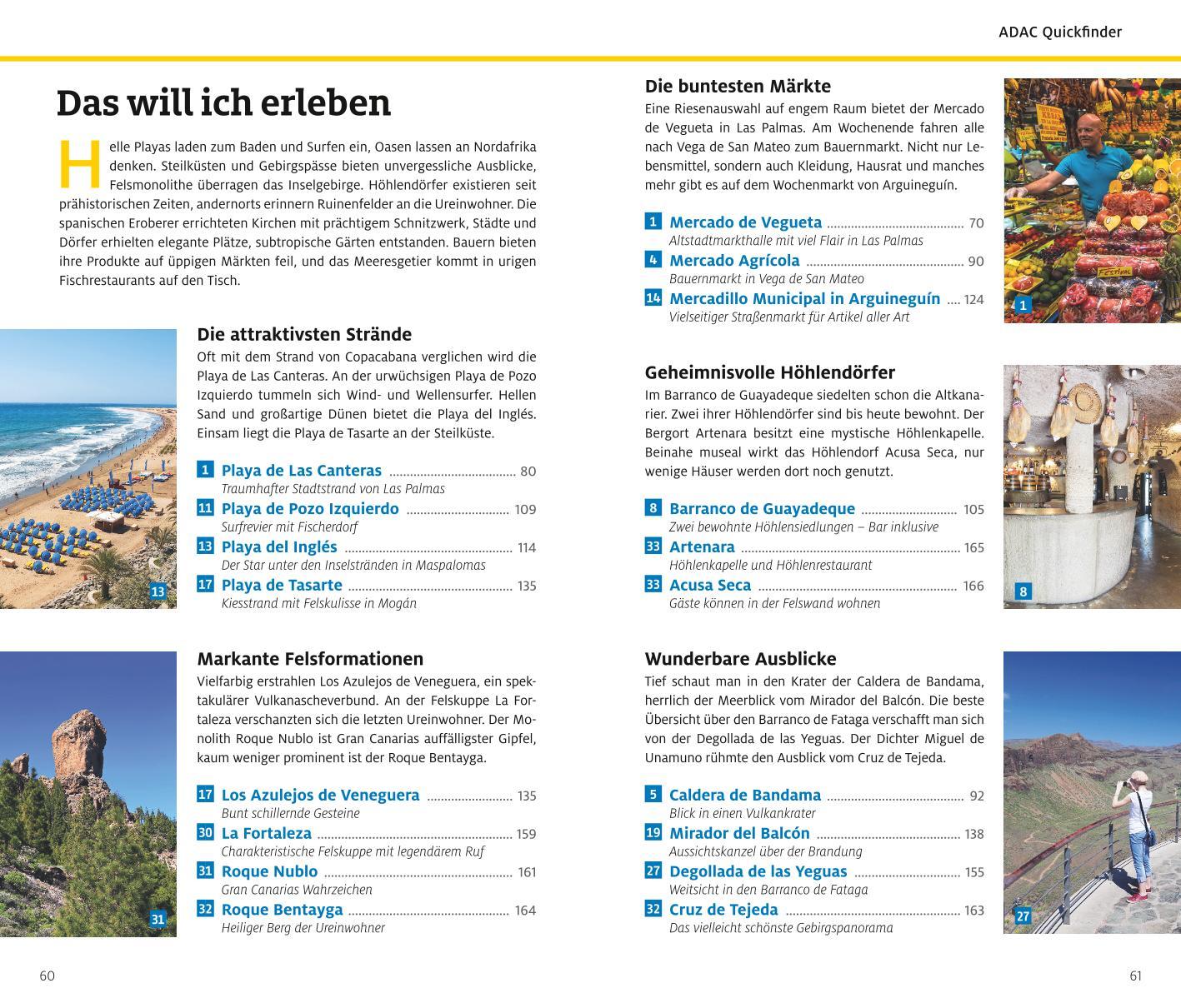Beispielinhalt (Bild) ADAC Reiseführer plus Gran Canaria