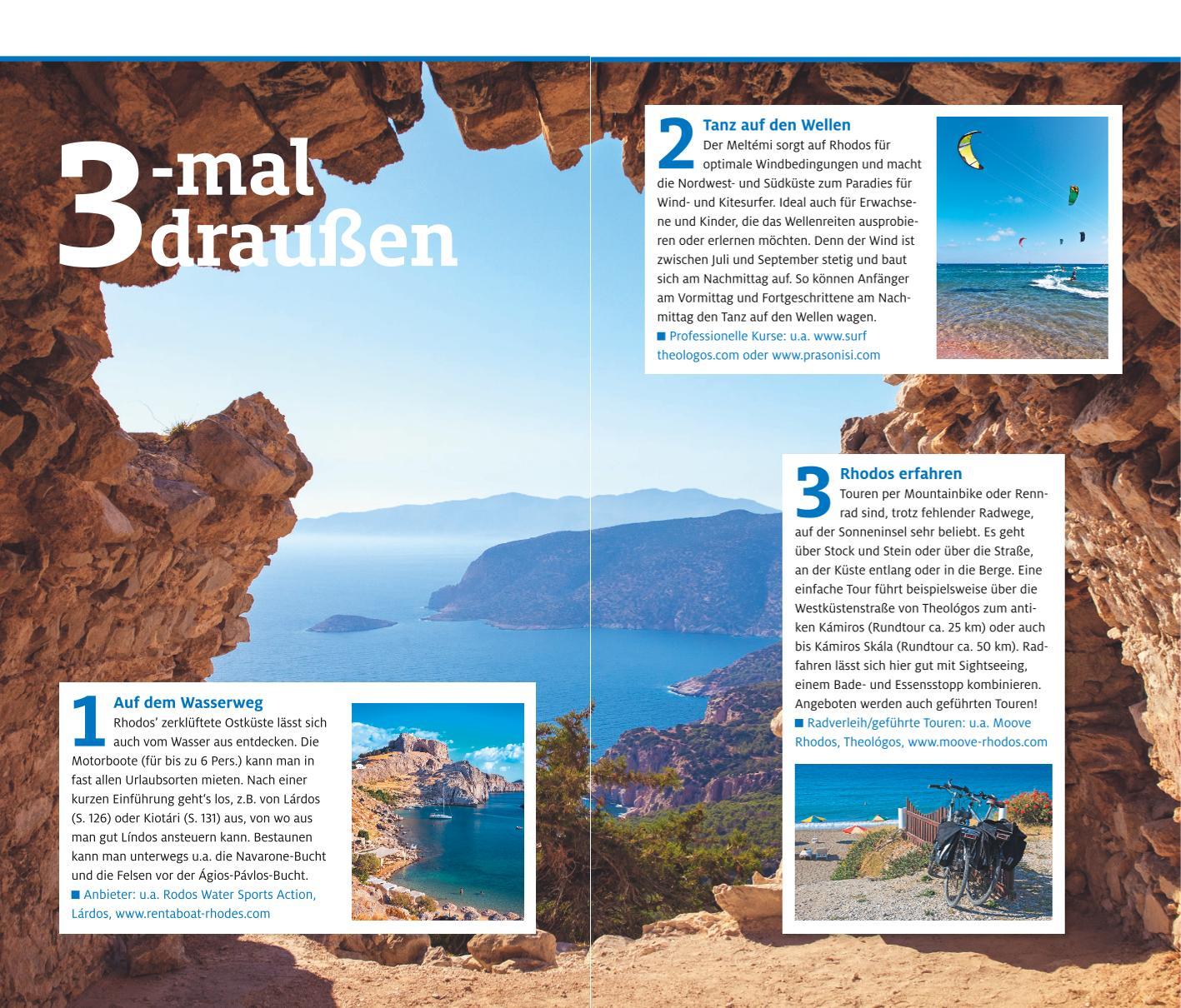 Beispielinhalt (Bild) ADAC Reiseführer plus Rhodos