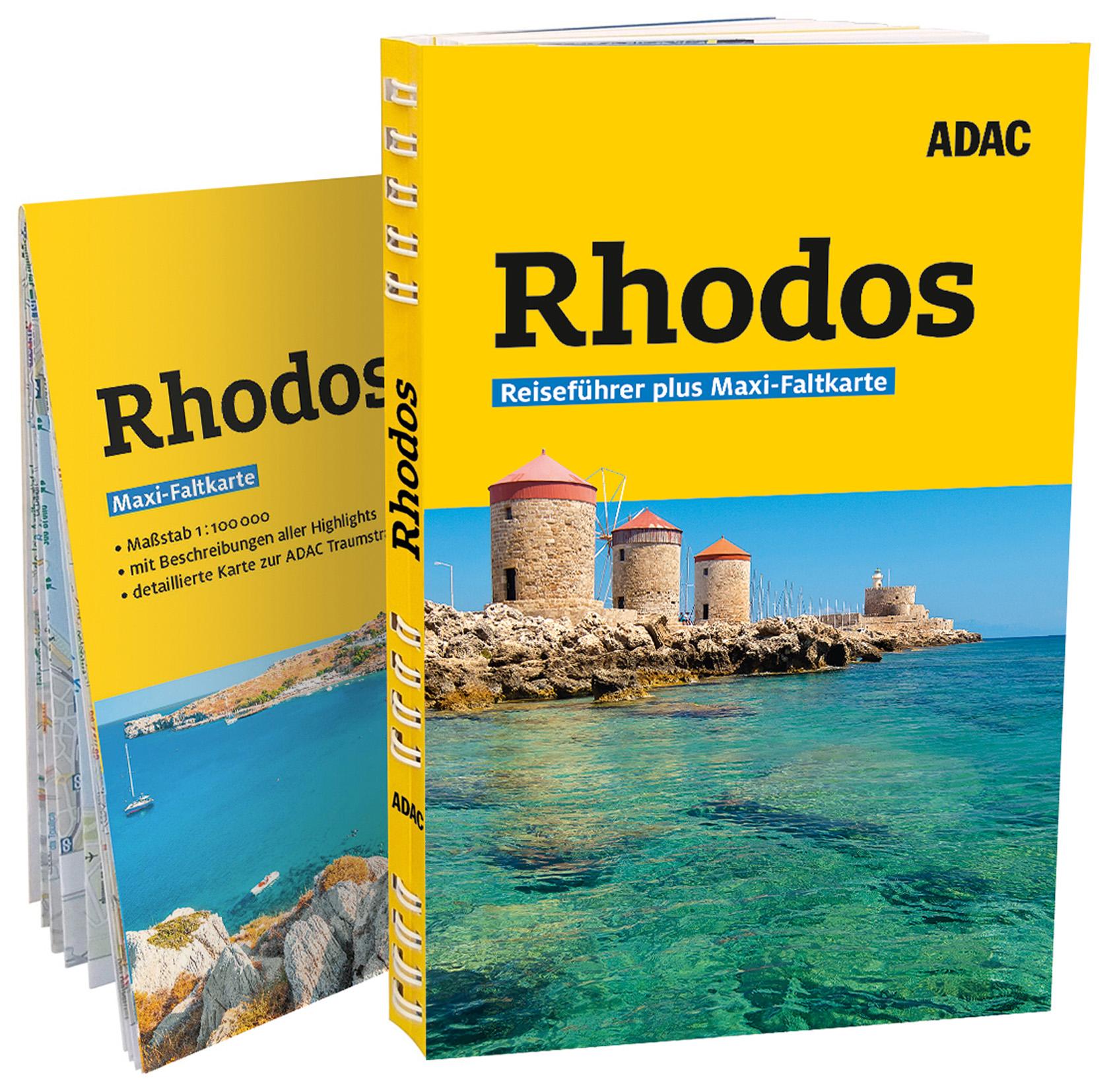 Vorderes Coverbild ADAC Reiseführer plus Rhodos