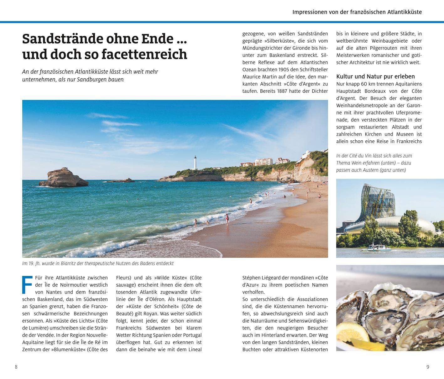 Beispielinhalt (Bild) ADAC Reiseführer plus Französische Atlantikküste