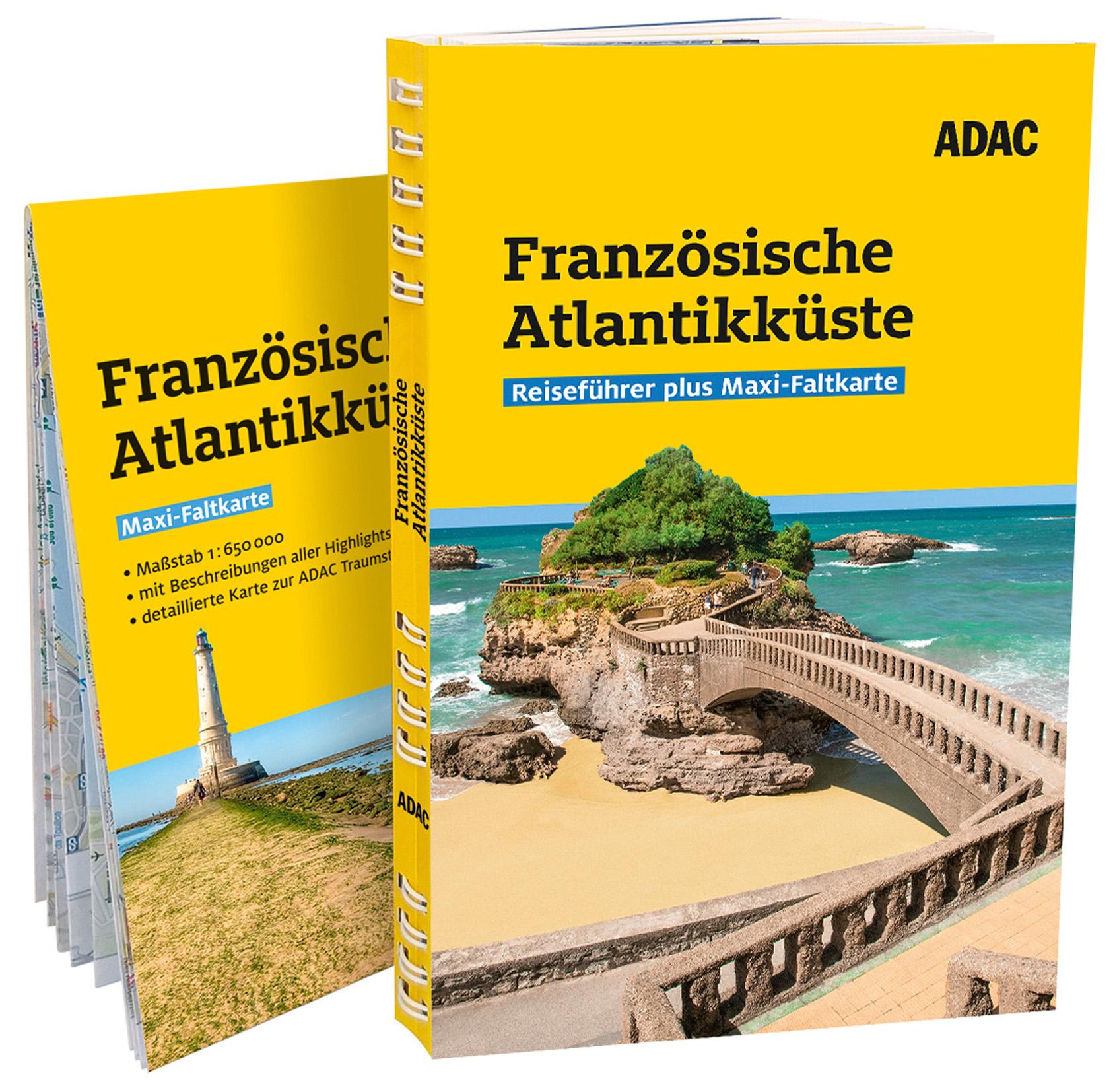 Vorderes Coverbild ADAC Reiseführer plus Französische Atlantikküste